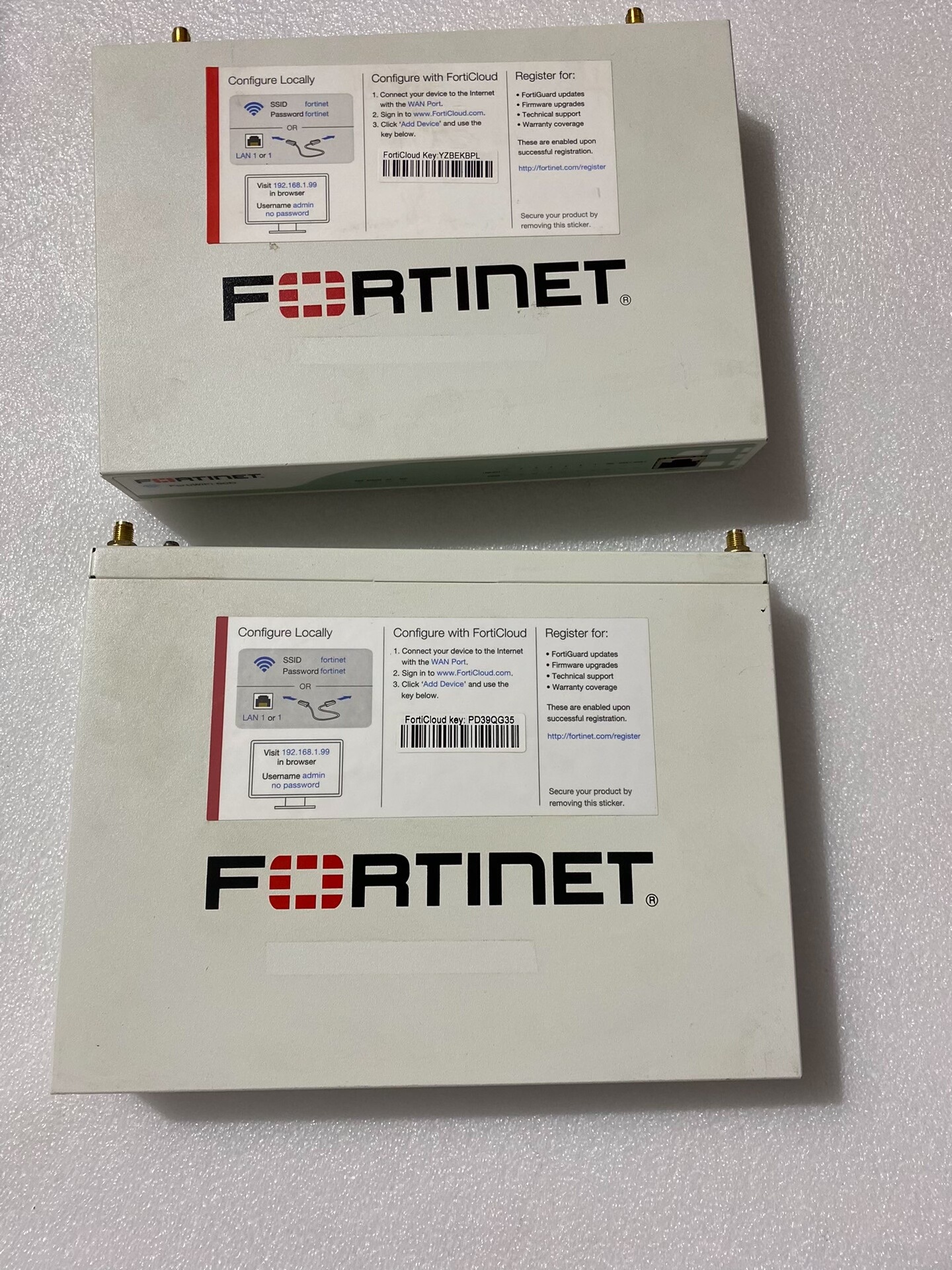 FortiWiFi 60D有1个