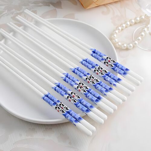 New Blue and White Porcelain Ceramic Chopsticks, Chinese Sty