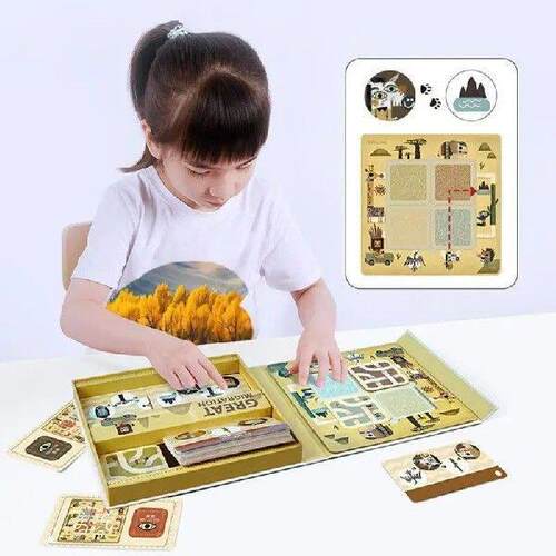 Animal Themed Board Games Matching Game For Kids Wooden