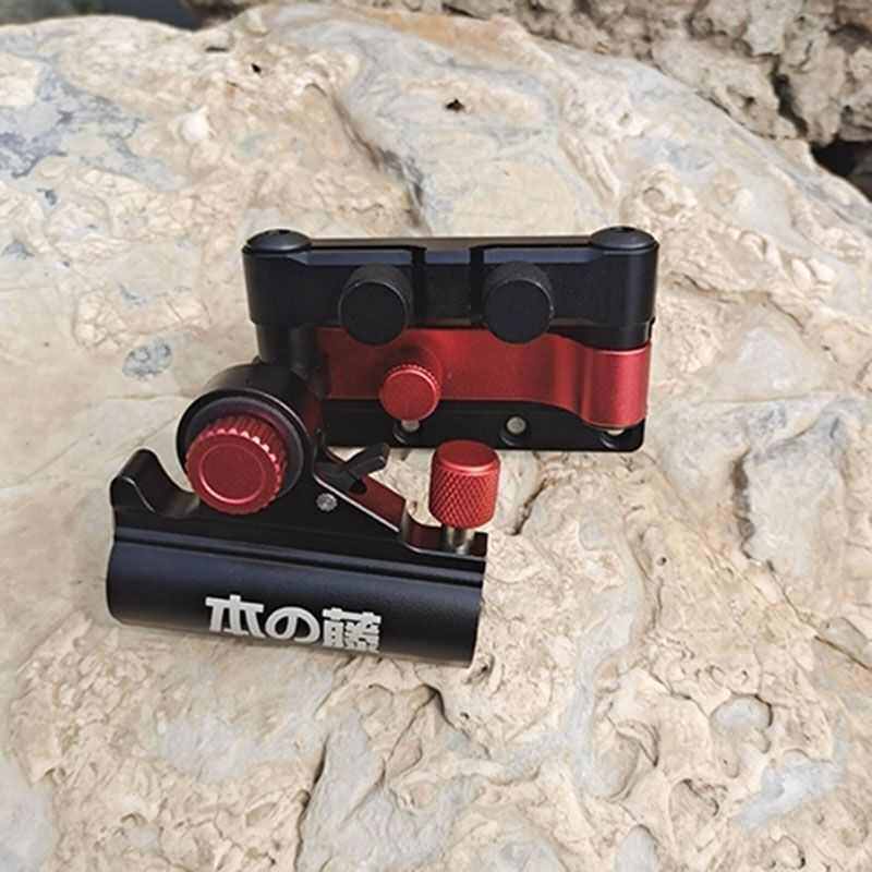 钓箱炮台架配件拐角左手右手支架万向旋转架座加厚大物通安