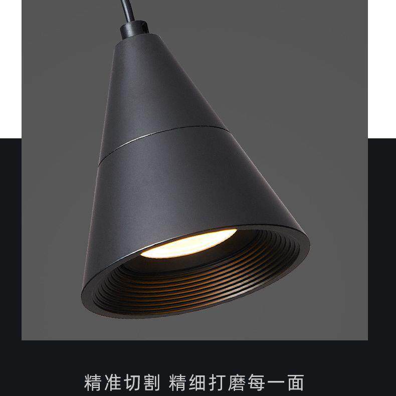 极简轻奢风床头小吊灯铝材家居一体升降高端大气楼梯楼道装饰灯