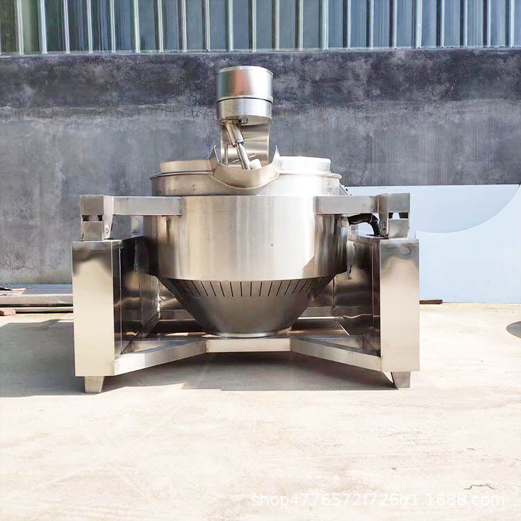 全自动香豆鱼豉酱搅拌炒菇锅多爪辣小银炒料机火香锅FMW底料生产