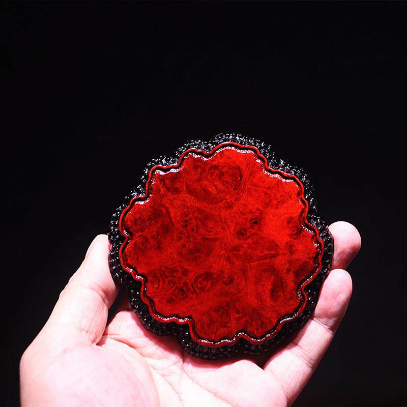 杯垫壶垫缅甸黄金樟茶桌茶室配件瘿木茶台壶承茶具茶杯垫干泡桌垫