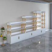 货架多层美甲置物架美容院宠物店产品样品展示柜护肤化妆品展示柜