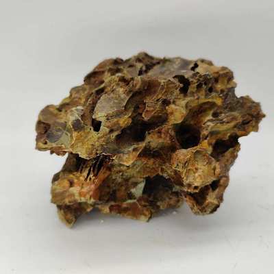 微景观石头假山水景摆件纹理耐风化鱼缸造景一体成型松皮石