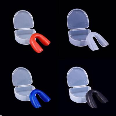 Clear Gum Shield Teeth Protector Mouth Guard Piece Rugby Foo