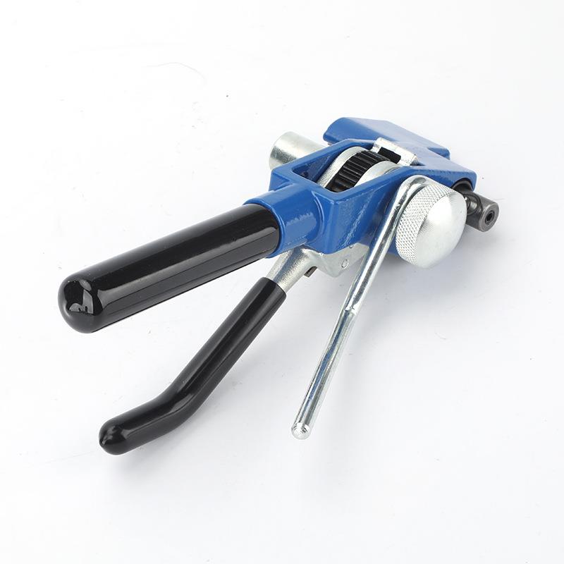 SF-不LQA蓝棘轮式锈钢扎带钳626盘电线色杆抱箍标志牌打包带带耐