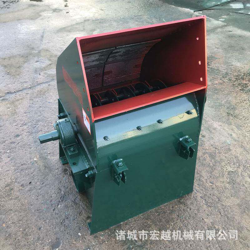 诸城鲜海草粉碎机中大型大虾粉碎设备加厚锤片式贝壳粉碎机