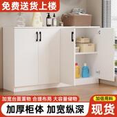 阳台收纳置物柜家用收纳柜大容量杂物地柜鞋 柜防晒防水飘窗柜定制