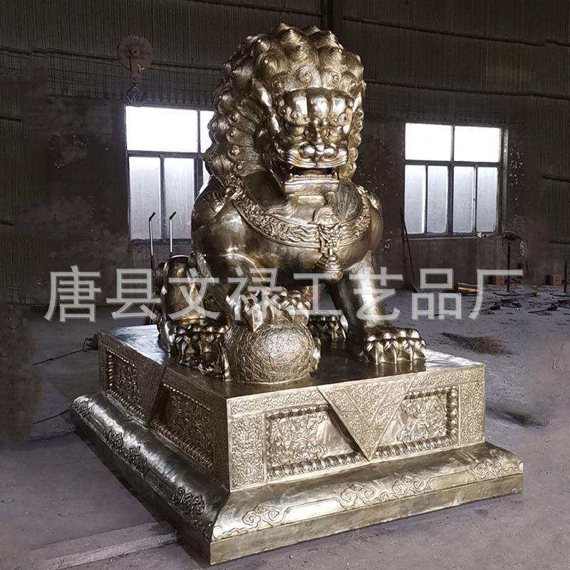 厂家纯手工铸铜雕塑麒麟貔貅仿铜人物动物雕塑酒店门口摆件