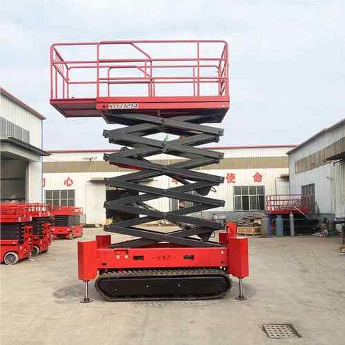 厂家定制履升降平台泥泞路面越野履带高作业带空车履 带式升降机