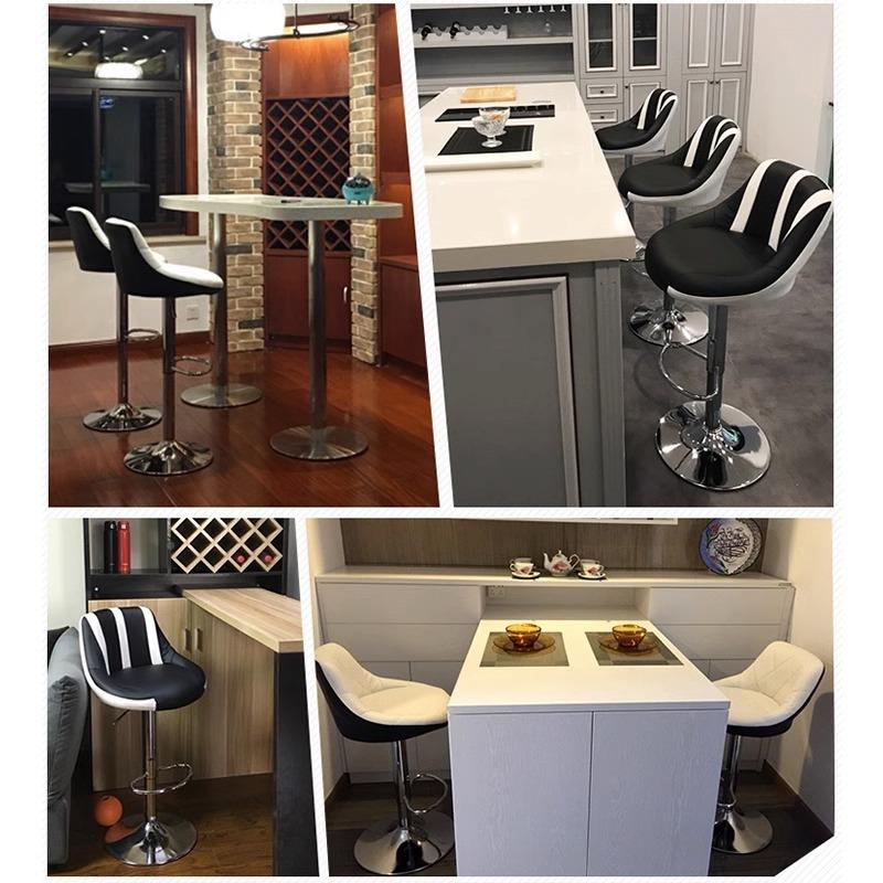 吧台椅阳高脚凳家酒用轻奢凳子前无品牌/台收银椅子升降台高背靠