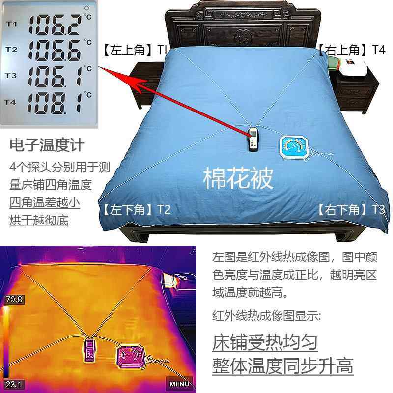 睡仙暖风杀垫暖风机回南毒天雨季消菌除螨梅虫除异味家JF-01用酒
