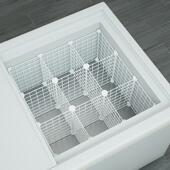 冰柜里 置物架内部隔断网格分类分隔栏格雪糕隔层分割收纳置物筐