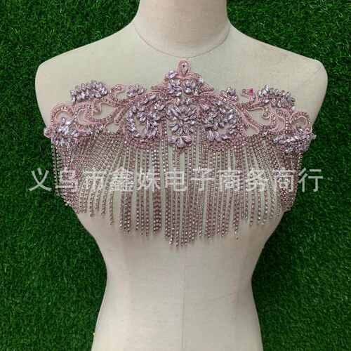 水钻配饰钻头饰绣花缝钉钻饰珠彩色玻璃对花鞋帽手服装辅料花