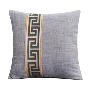 抱枕沙发客厅红木新中式靠垫套子抱枕套不含芯枕头靠枕棉麻大靠背