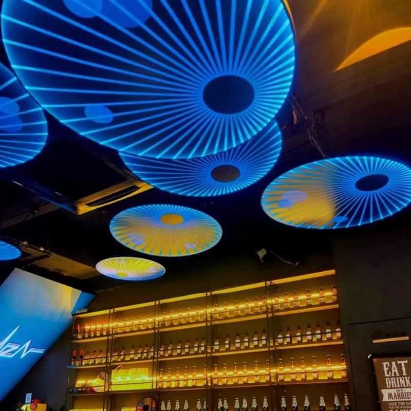 网红rgb氛围灯音乐清吧餐吧led创意酒馆烧烤店餐饮KTV火锅店装饰