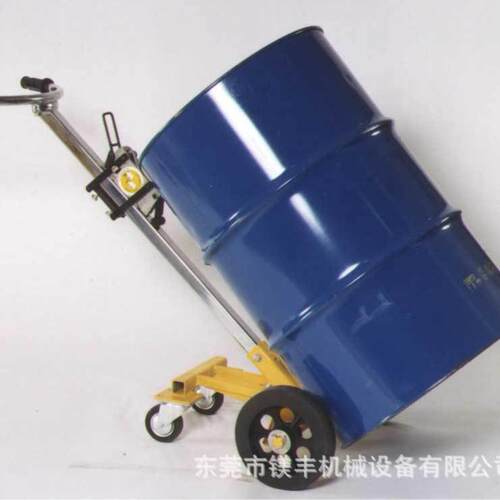 包邮机械式搬运油桶车咬嘴式四轮油桶车手推油桶搬运工具