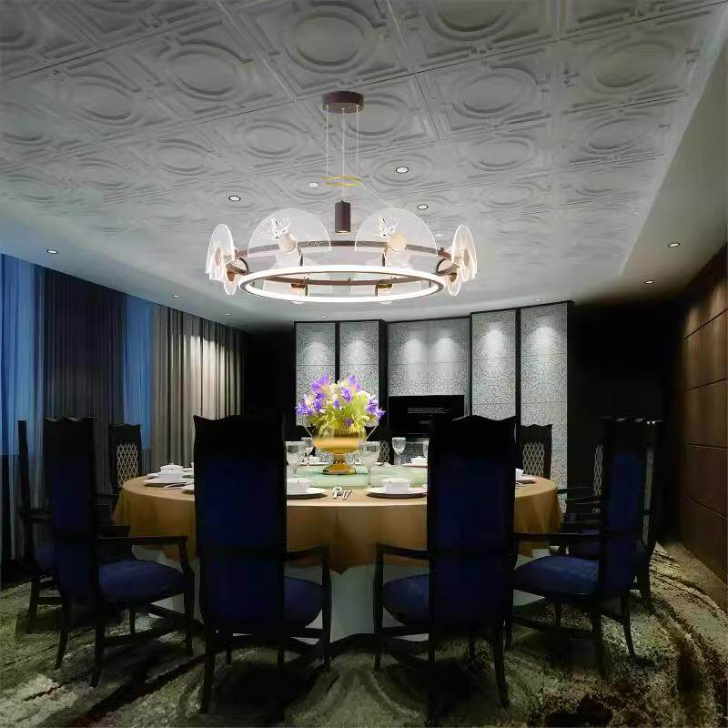 新中式现代客厅仿古吊灯餐厅卧室LED大厅 新款中国风禅意茶室吊灯