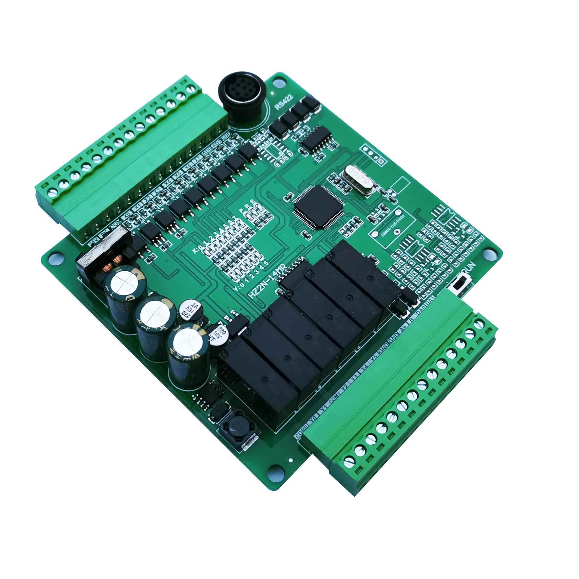 国产PLC控制器FX1N工控板32MT模拟量多轴脉冲485通信晶体管