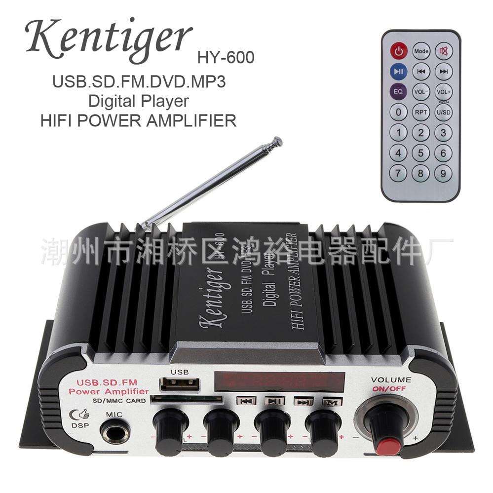 HY600工厂热销产品带麦克风输入2声道家用车载小型音响音箱