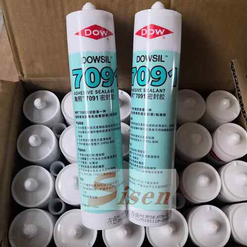 DOWSIL7091白色灰色黑色密封胶耐高温粘接固定胶310ML