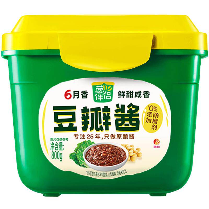 欣和葱伴侣六月香800g豆瓣酱原酿酱东北大豆酱炒菜蘸食酱不辣酱料