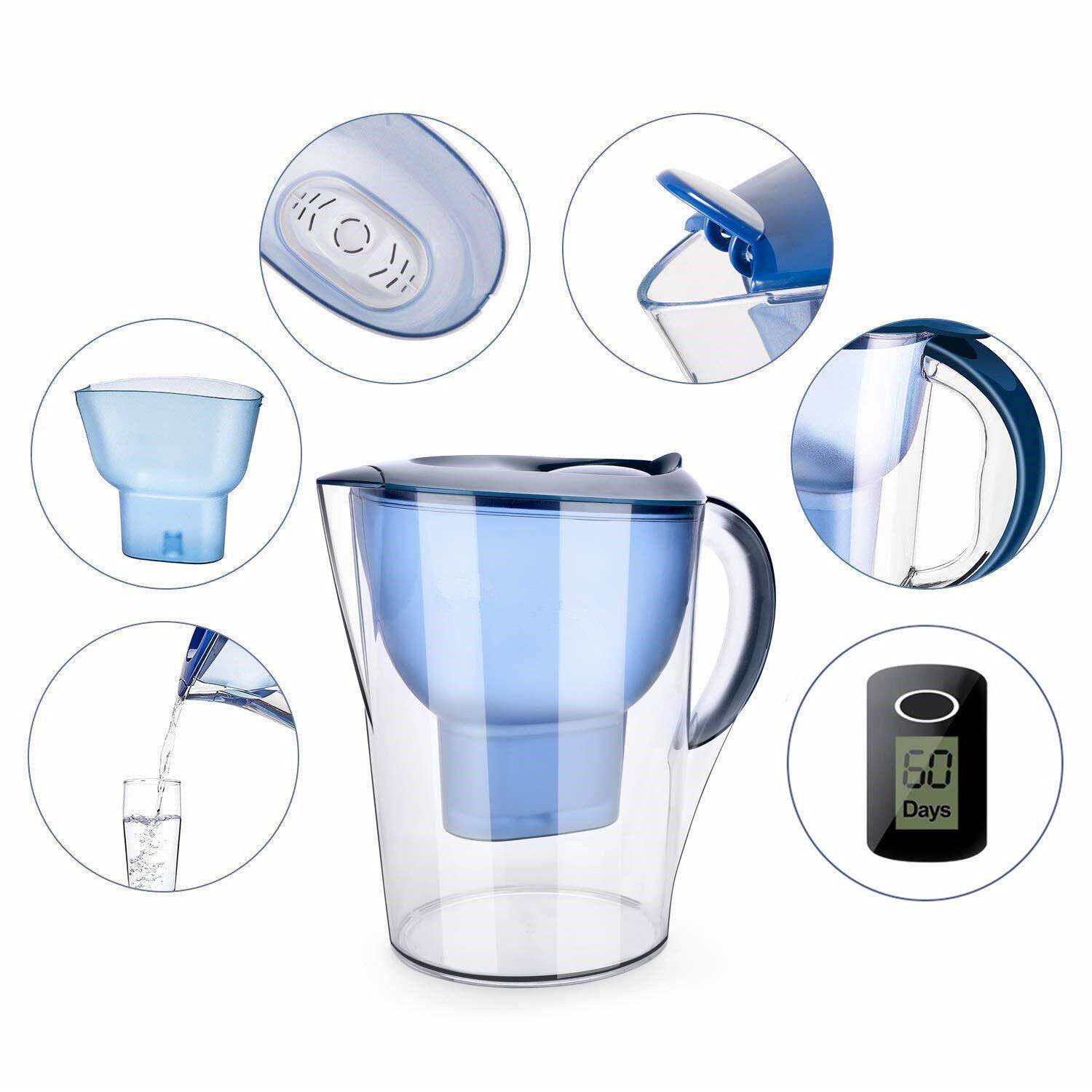 Water Filter Pitcher Water Purifier Pitcher 14 Cup 3.5L