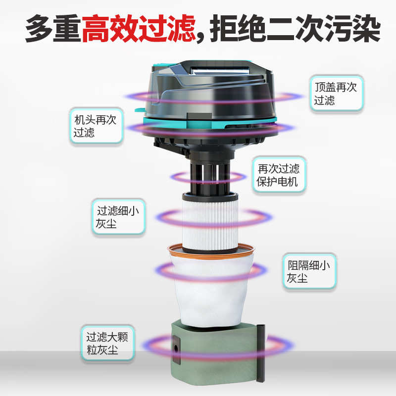 商用大功率工业吸尘器大吸力工厂车间粉尘强力干湿两用美缝吸尘机