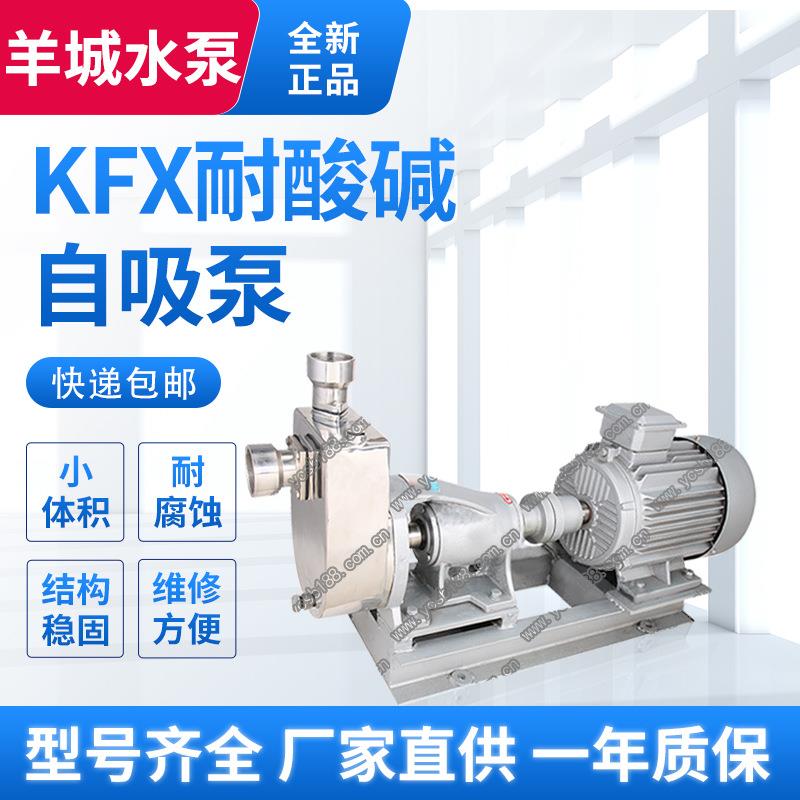 40KFX-18不锈钢自吸泵耐腐蚀化学药水输送泵耐酸碱电动化工泵