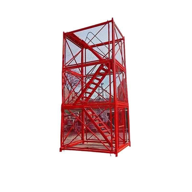 安全梯笼 施工安全爬梯基坑防护通道桥梁施工组合框架式安全梯笼