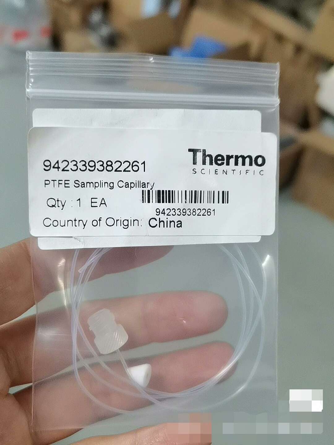 赛默飞配件：透明细管线，942339382261，实物拍摄，