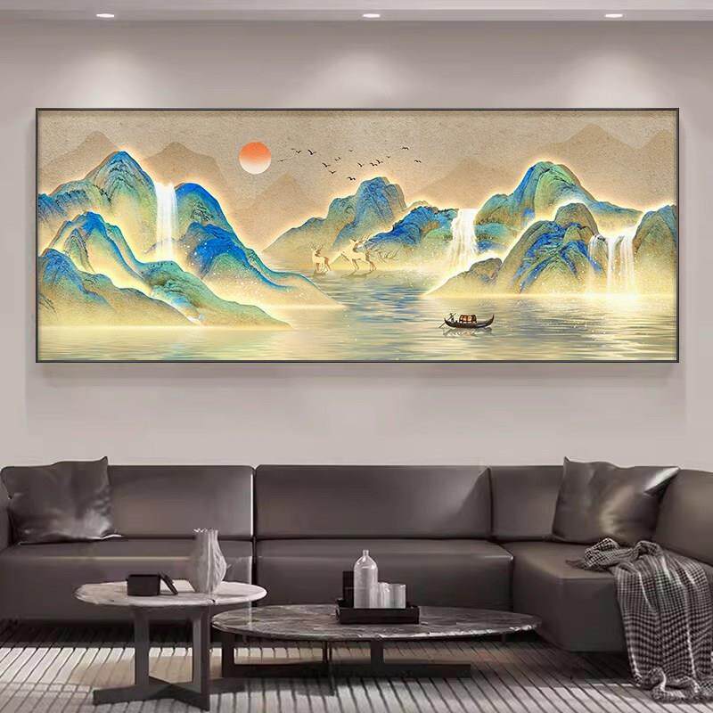千里江山钻石画客厅满钻新款图手工粘贴钻十字绣风景钻石绣5d全钻