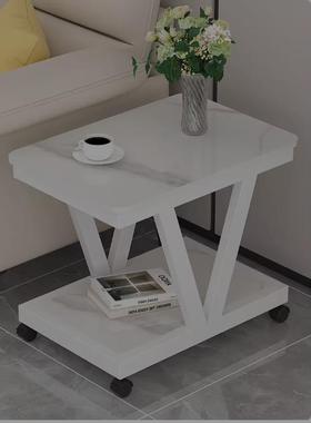 沙发边柜13949侧柜轻边奢岩板边几角几小带桌子简约现代可移动小