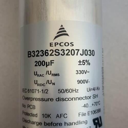 德国原装 B32362A3157J030 330V 150UF EPCOS 爱普科斯 薄膜电容