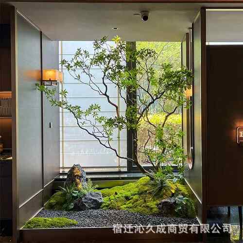 真马醉木树绿植造景橱窗植物室内仿外树景观装饰仿真马醉大型假树
