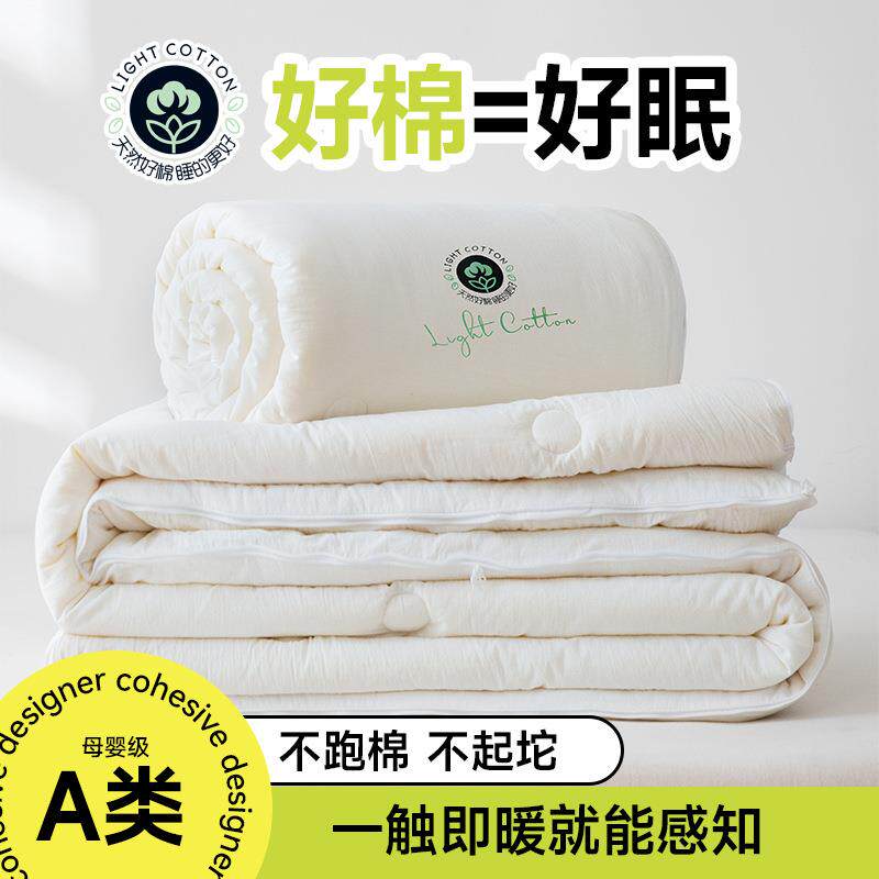 全轻水棉大豆纤维被单被BZYS-974子母被棉 可拆洗纯春秋被加棉厚