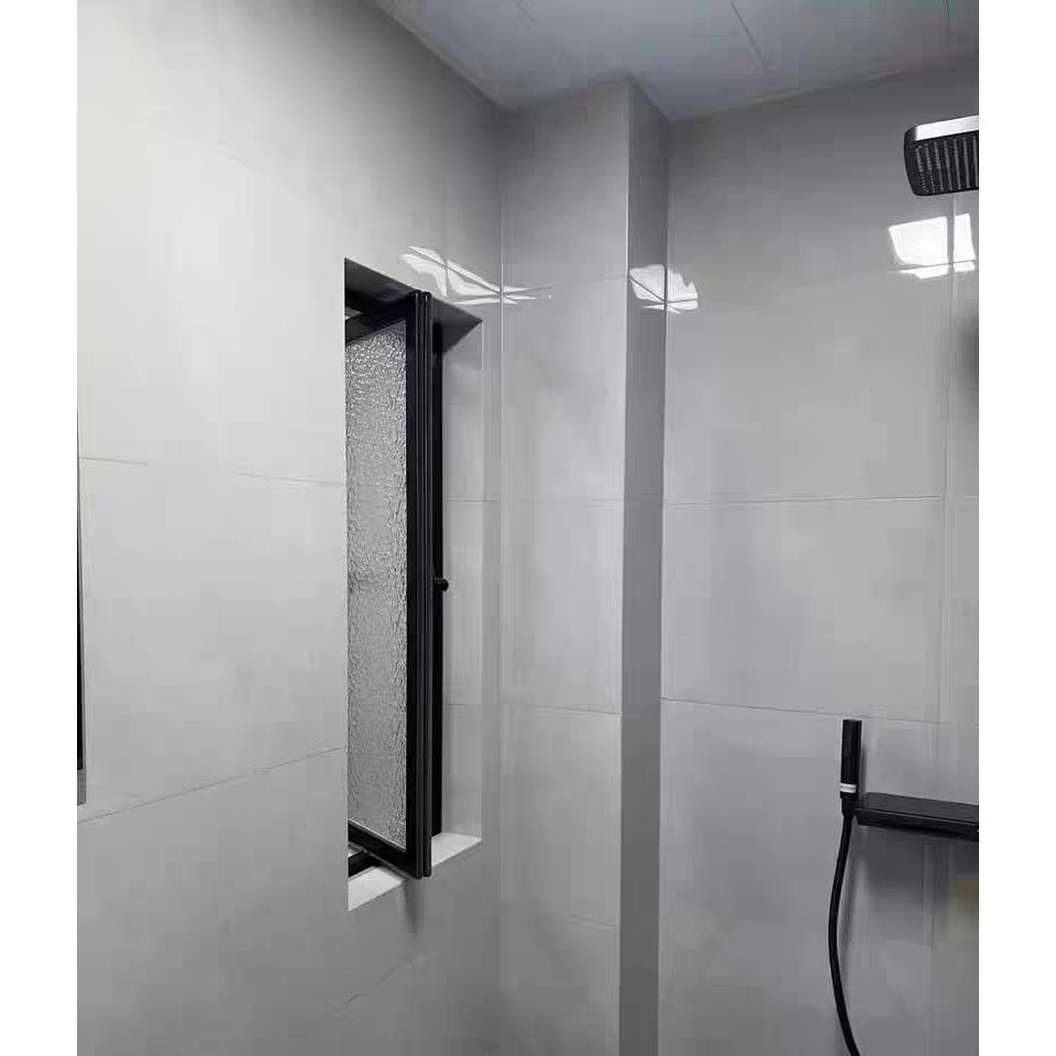 需定制铝合金室内小窗户网红360度中轴旋转窗方形钢化玻璃窗暗卫