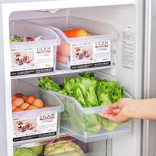 Large refrigerator storage box, drawer-type freezer kitchen