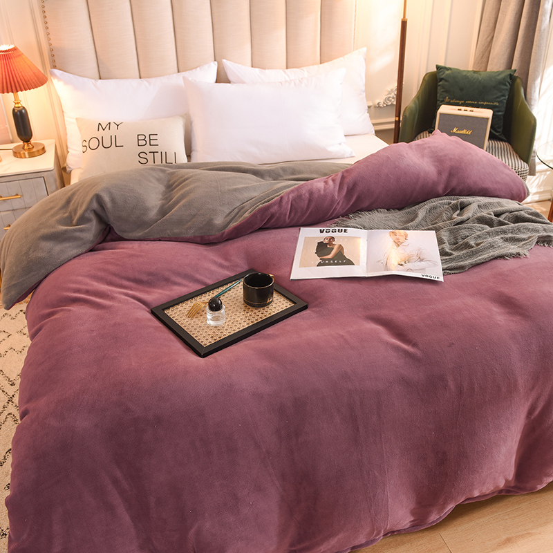 订做定制加厚毛绒牛奶绒被套被罩150*215*229*230**250*248*248cm