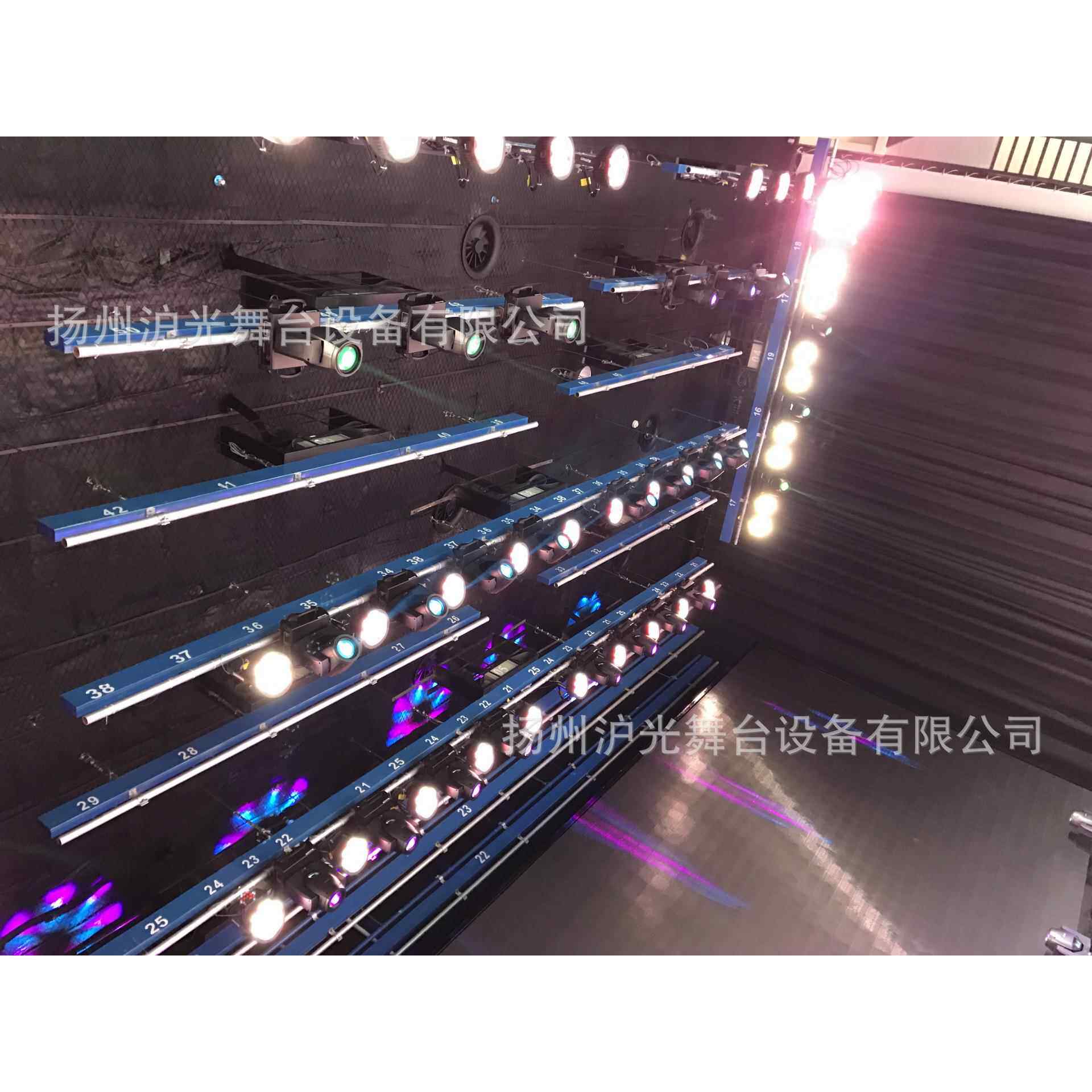 专业制作电动吊杆机匀速对开大幕机大幕轨道前檐幕边幕固定吊杆