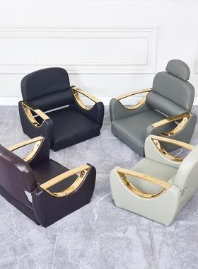 8V理发椅不钢扶椅PED手发廊剪发锈椅子美发大工凳洗床头A20