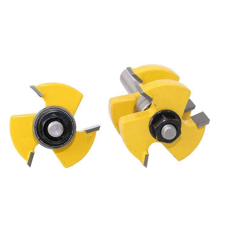 3齿T型榫合刀拼板刀地板刀木工铣刀雕刻机刀头外贸