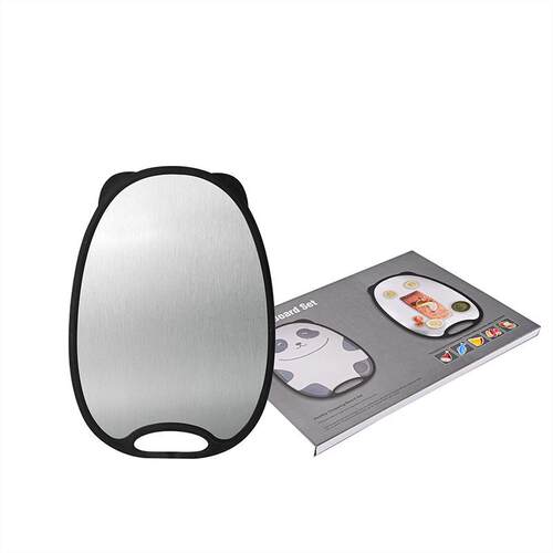 跨境新品304不锈钢菜板创意可爱熊猫家用pp切菜板厨房切水果案板