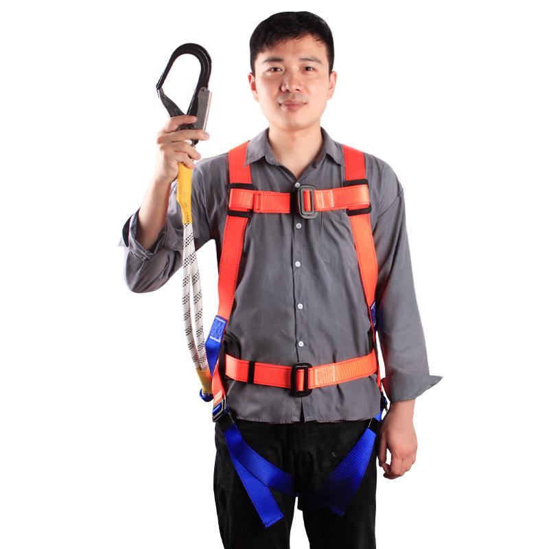 安全防CKB-AQD0护五点双大钩带缓带国标建筑工地用冲防高作业安空