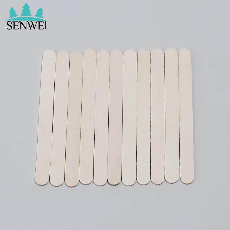 1SW-03450 18**1.6m直边冰棒棍厂家供m应儿童手工材料原木色压舌