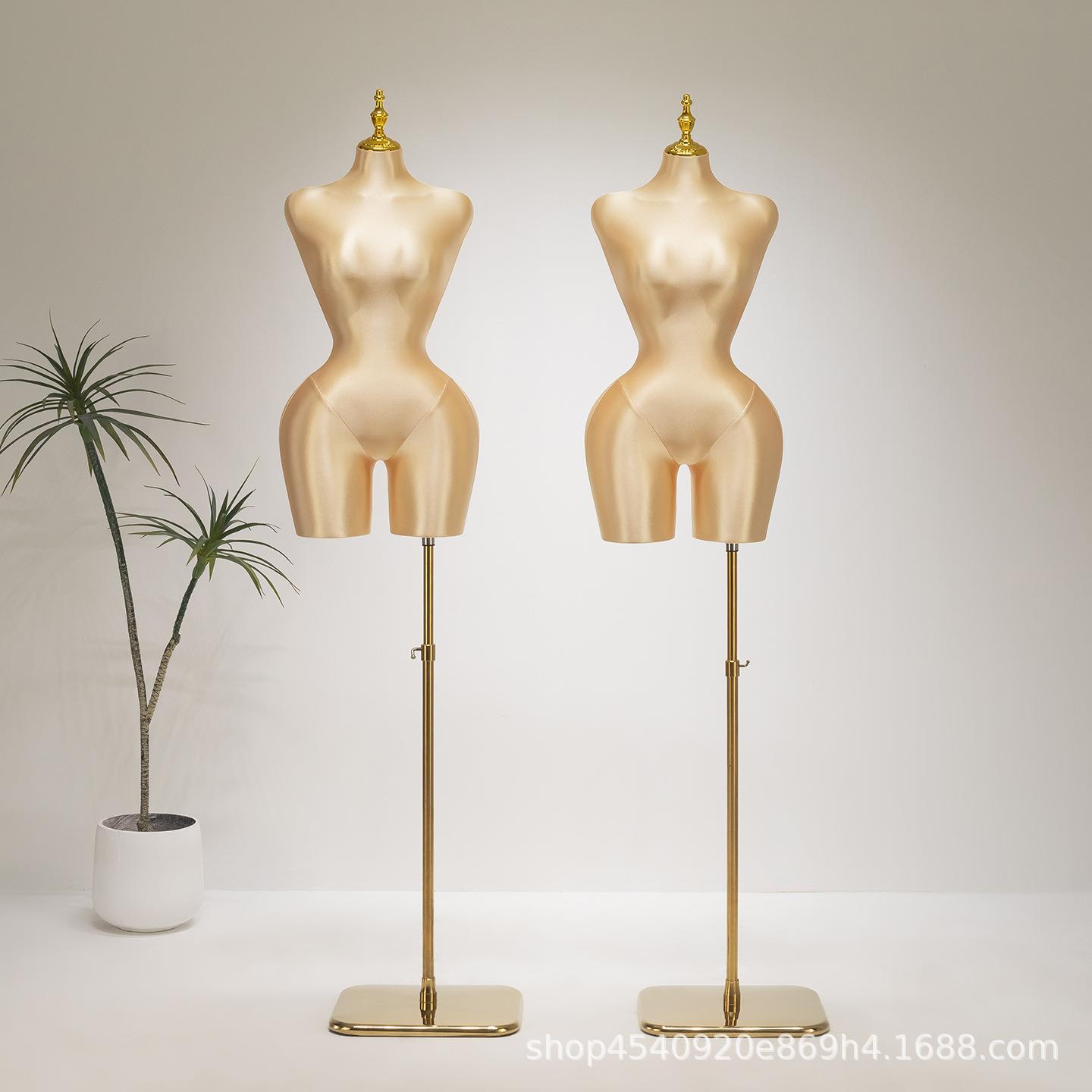 服装店欧美大码模特道具半身女装人台d杯大屁股肥臀假人体展示架