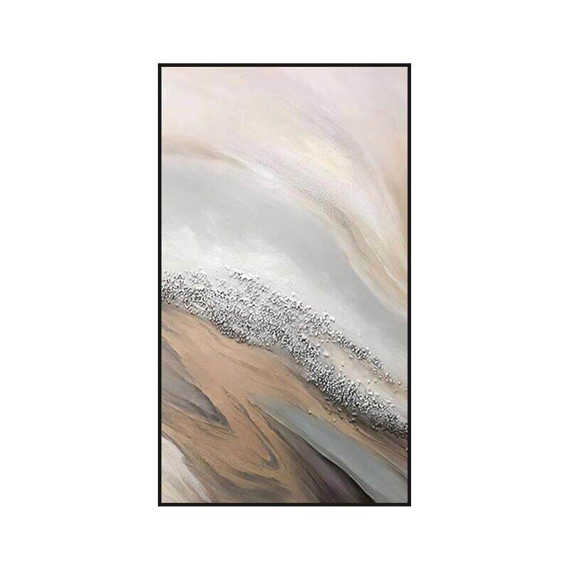 纯手绘油画现抽象简约客厅玄关过道装饰画大气背景墙挂画