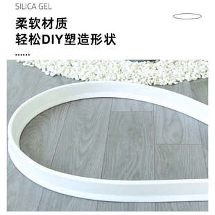 仿真植物造景硅胶围栏围条挡水条室内绿植组合围挡阳台遮挡线挡条