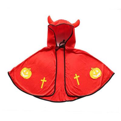 Halloween costume party Demon Horn Cape Cape cosplay costume